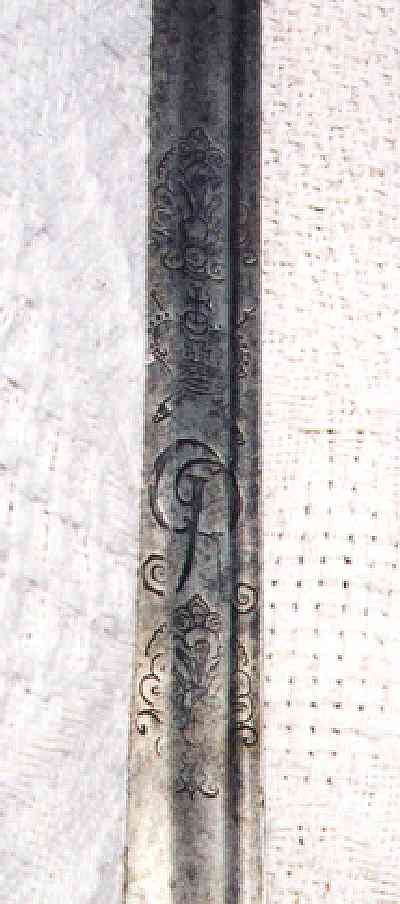 O'Rear Family Sword, Detail